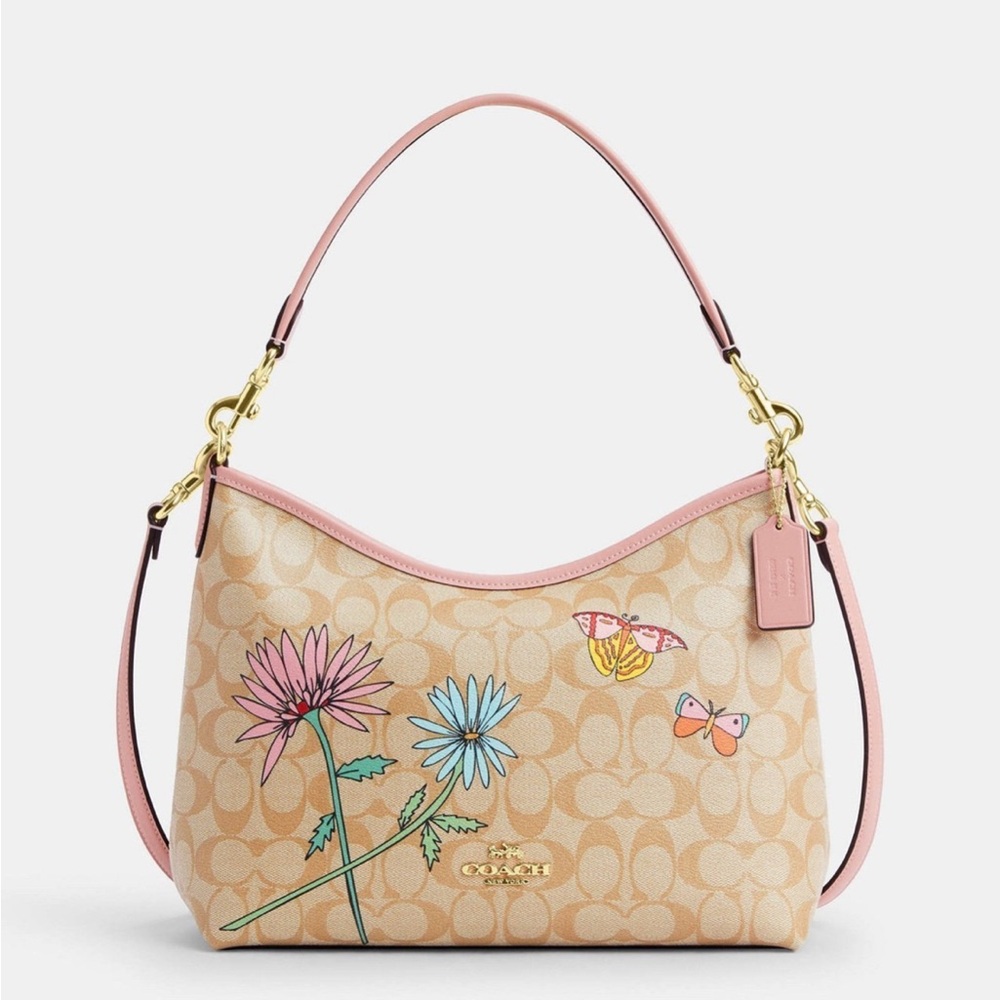 Coach X Observed By Us Laurel Shoulder Bag In Signature Canvas CU393 NWT